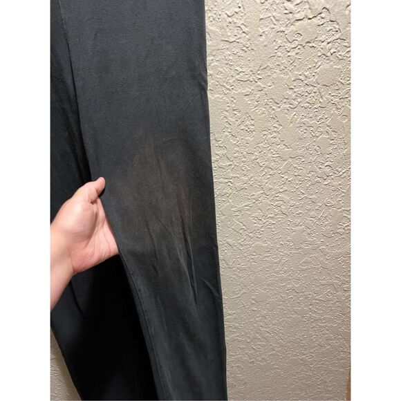 Victorias Secret Black With Grey Band Bootcut Leggings Woman’s Size Medium-Disco - Picture 5 of 14